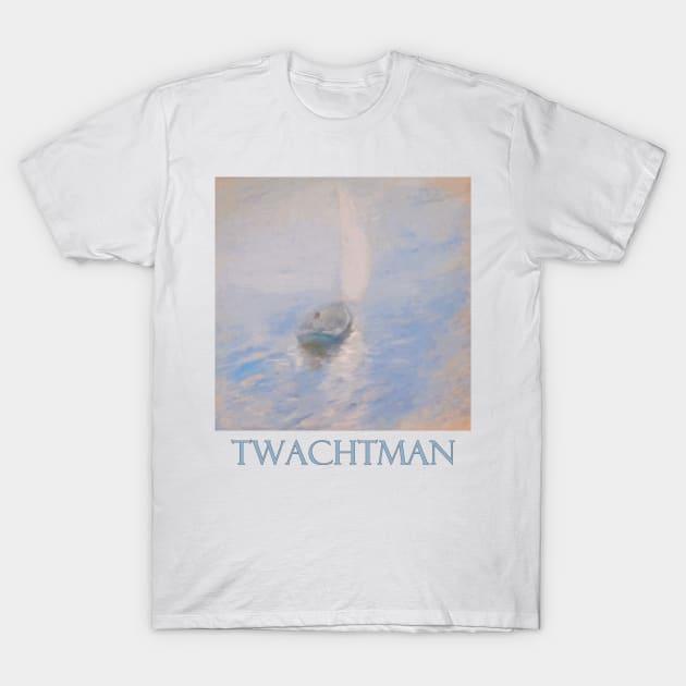 Sailing in the Mist by John Henry Twachtman T-Shirt by Naves